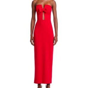 Elegant Red Holiday Dress